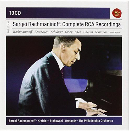 the album cover for Sergei Rachmaninoff - Rachmaninoff: Complete RCA Recordings [Box Set]