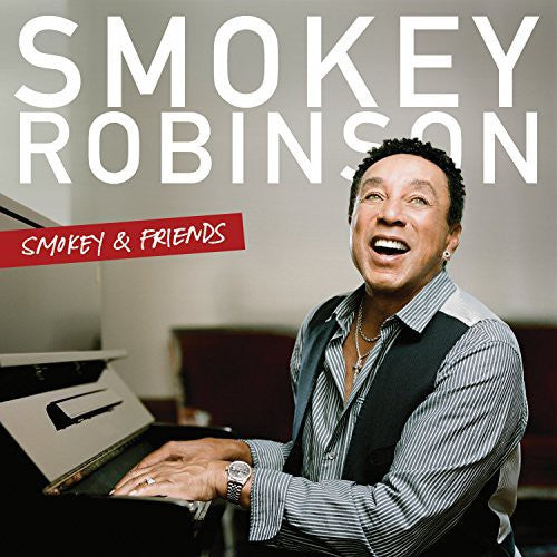 the album cover for Smokey Robinson - Smokey & Friends