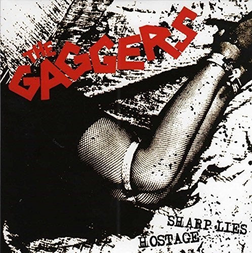 the album cover for Gaggers - Sharp Lies B/W Hostage