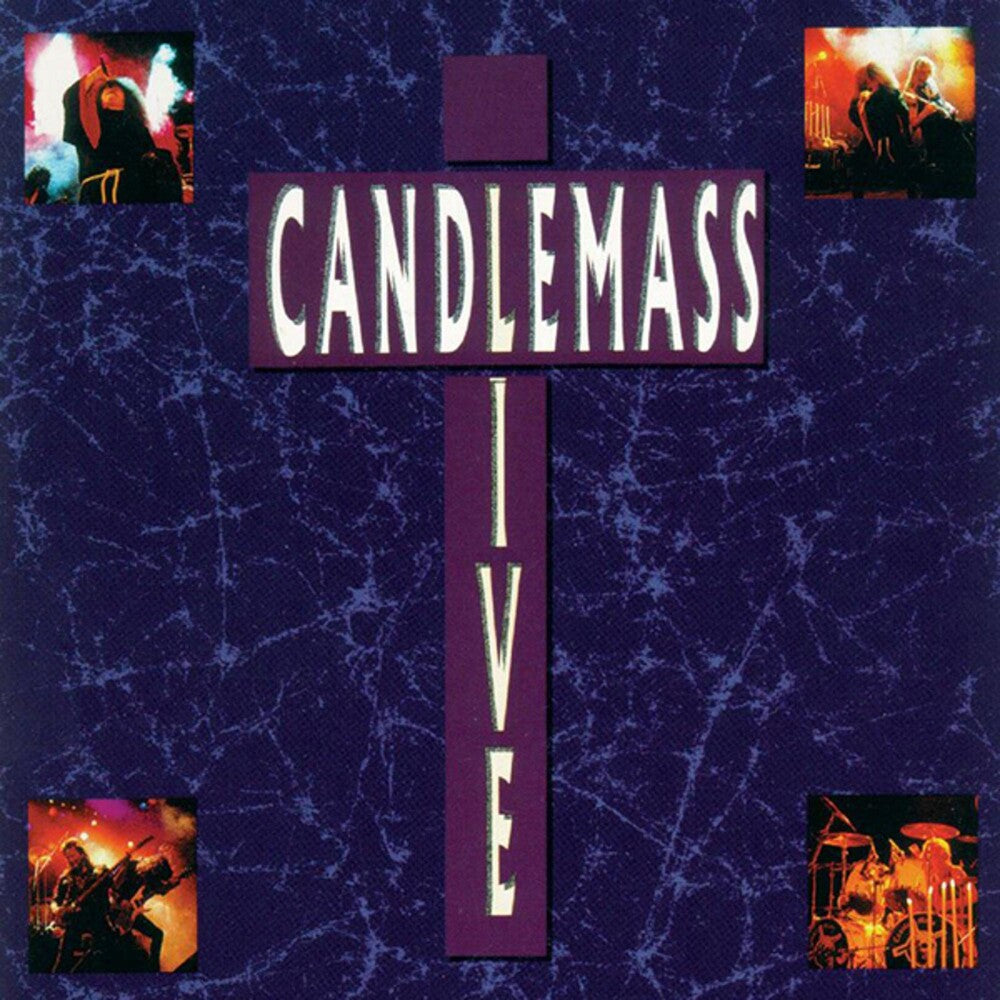the album cover for Candlemass - Live