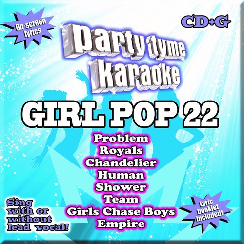 the album cover for Party Tyme Karaoke - Party Tyme Karaoke: Girl Pop 22 / Various