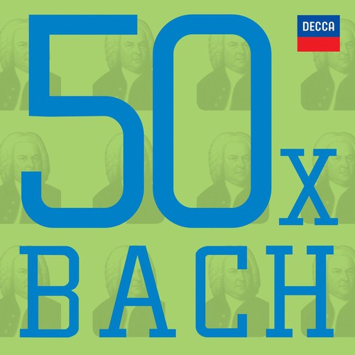 the album cover for 50 X Bach / Various - 50 X Bach / Various