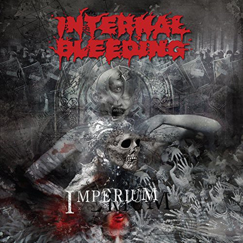 the album cover for Internal Bleeding - Imperium