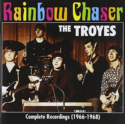 the album cover for Troyes - Rainbow Chaser