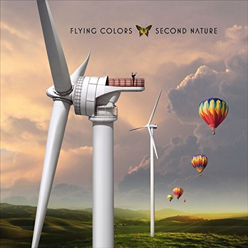 the album cover for Flying Colors - Second Nature