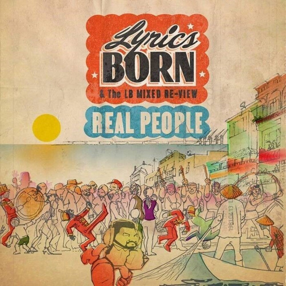 the album cover for Lyrics Born - Real People