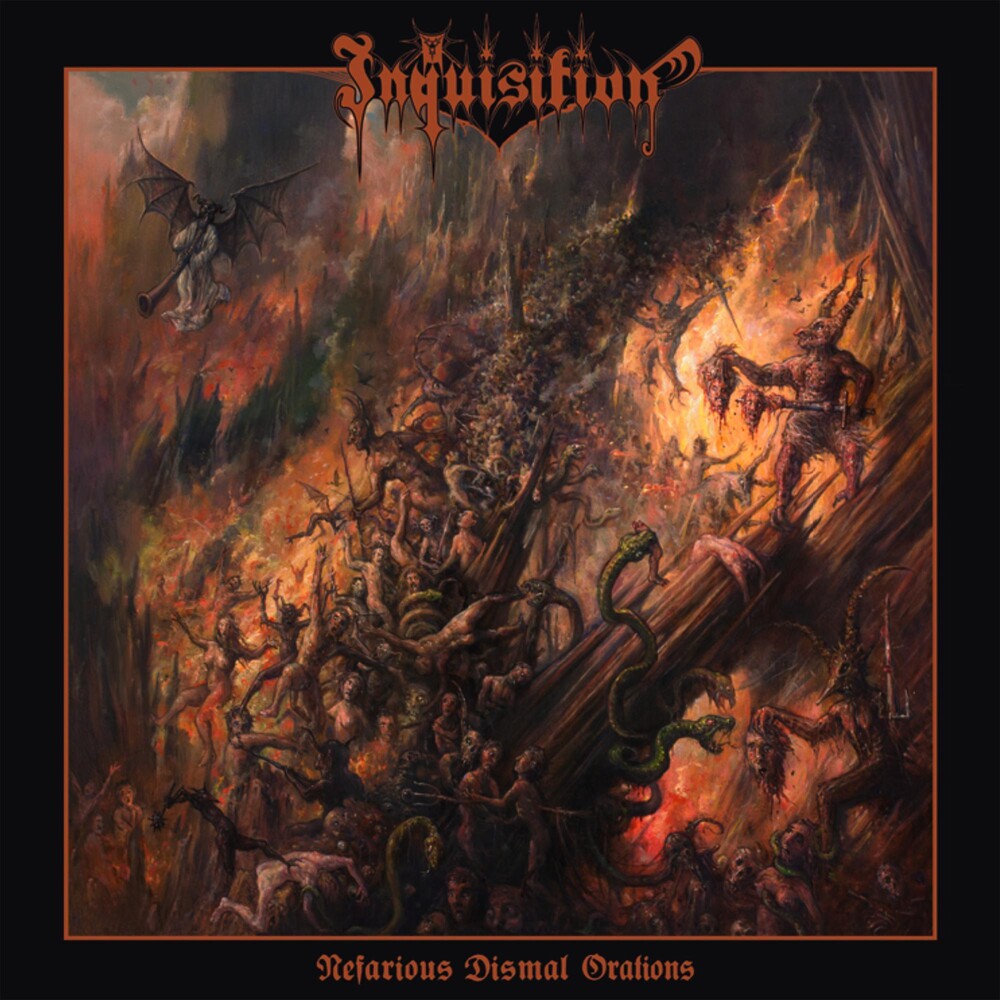 the album cover for Inquisition - Nefarious Dismal Orations