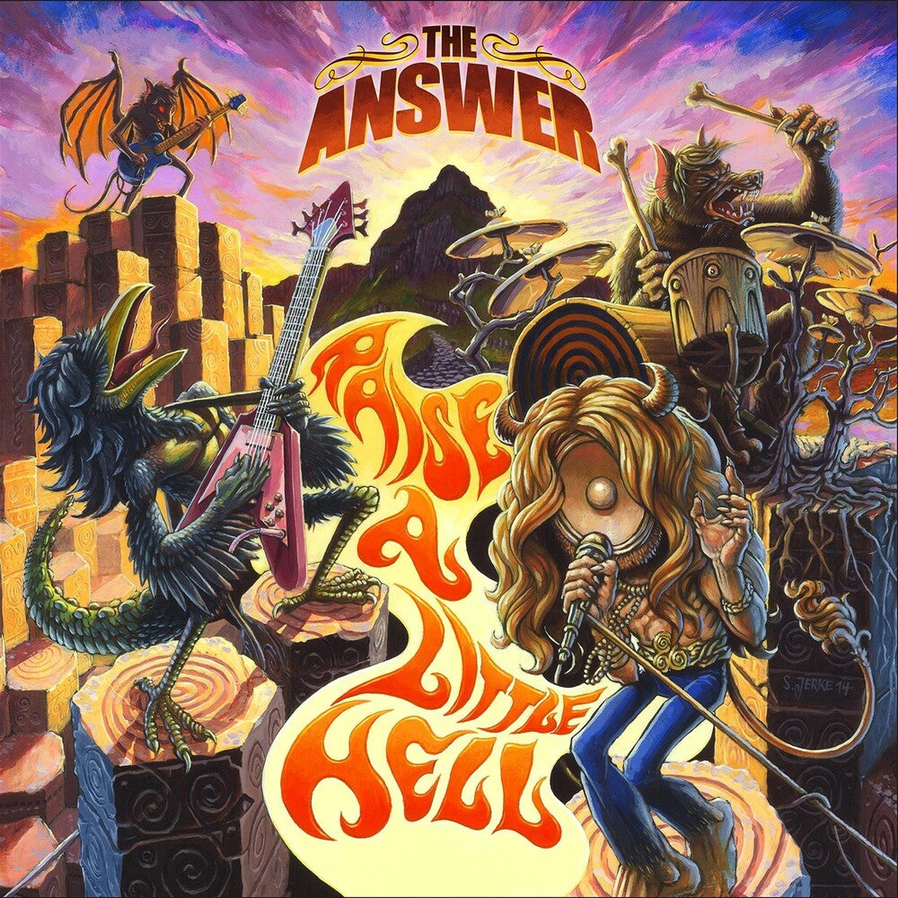 the album cover for The Answer - Raise A Little Hell [Limited Edition Deluxe]