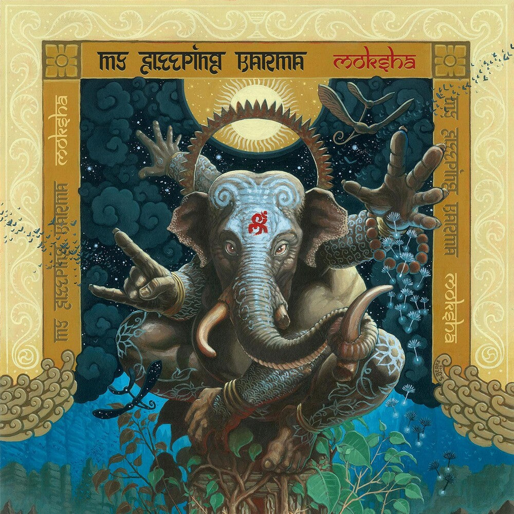the album cover for My Sleeping Karma - Moksha