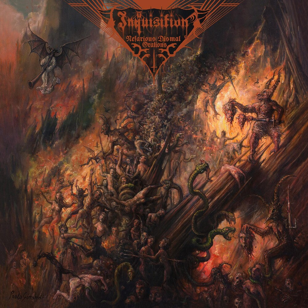 the album cover for Inquisition - Nefarious Dismal Orations [Vinyl]