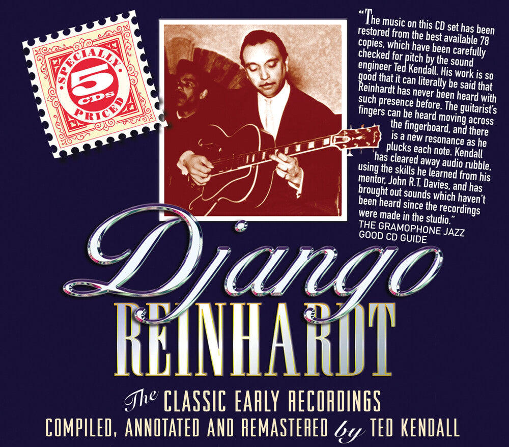 the album cover for Django Reinhardt - The Classic Early Recordings In Chronological Order