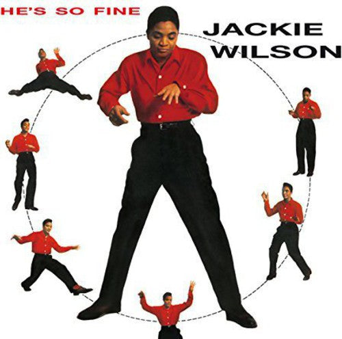the album cover for Jackie Wilson - He's So Fine