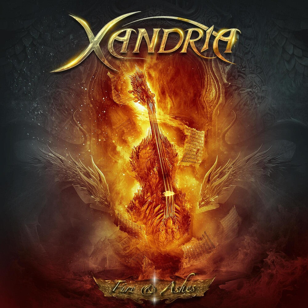 the album cover for Xandria - Fire and Ashes