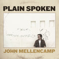 the album cover for John Mellencamp - Plain Spoken