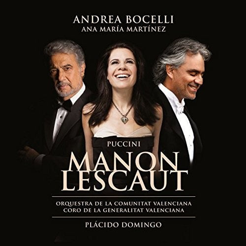 the album cover for Andrea Bocelli - Puccini: Manon Lescaut