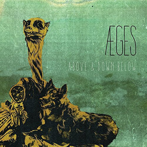 the album cover for Aeges - Above & Down Below