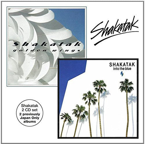 the album cover for Shakatak - Golden Wings / Into the Blue