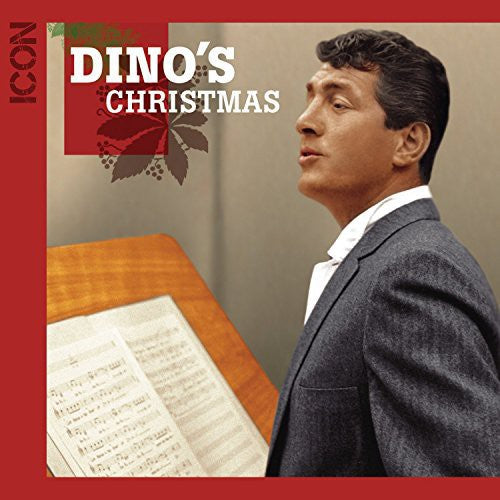 the album cover for Dean Martin - Icon - Christmas