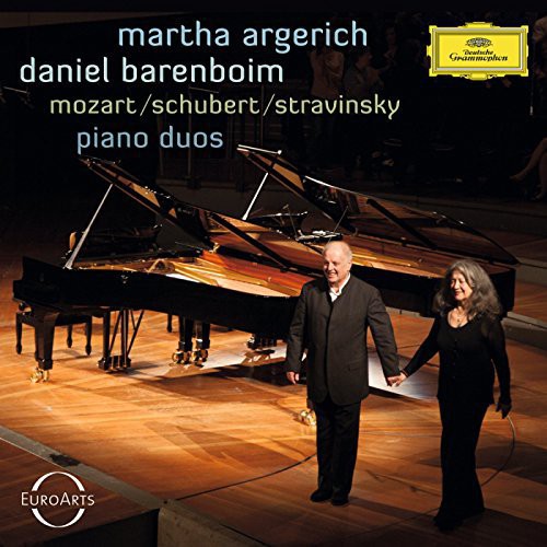 the album cover for Argerich / Barenboim - Piano Duos