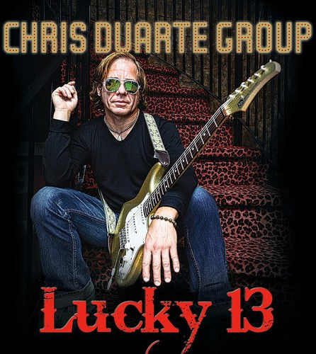 the album cover for Chris Duarte - Lucky 13