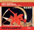 the album cover for Pacifica Quartet - Comp STR QRTS By Dmitri Shostkovich