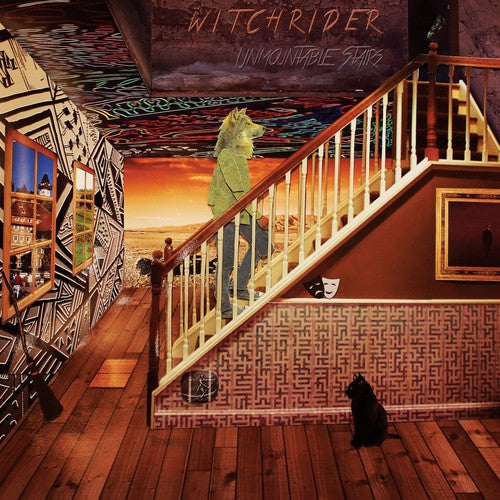 the album cover for Witchrider - Unmountable Stairs
