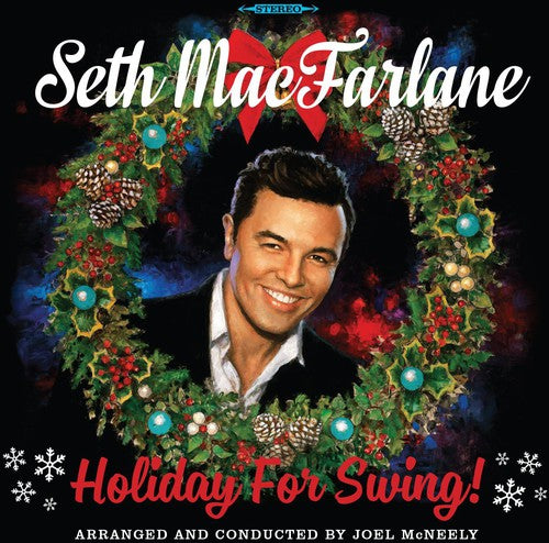 the album cover for Seth Macfarlane - Holiday for Swing