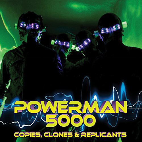 the album cover for Powerman 5000 - Copies Clones & Replicants
