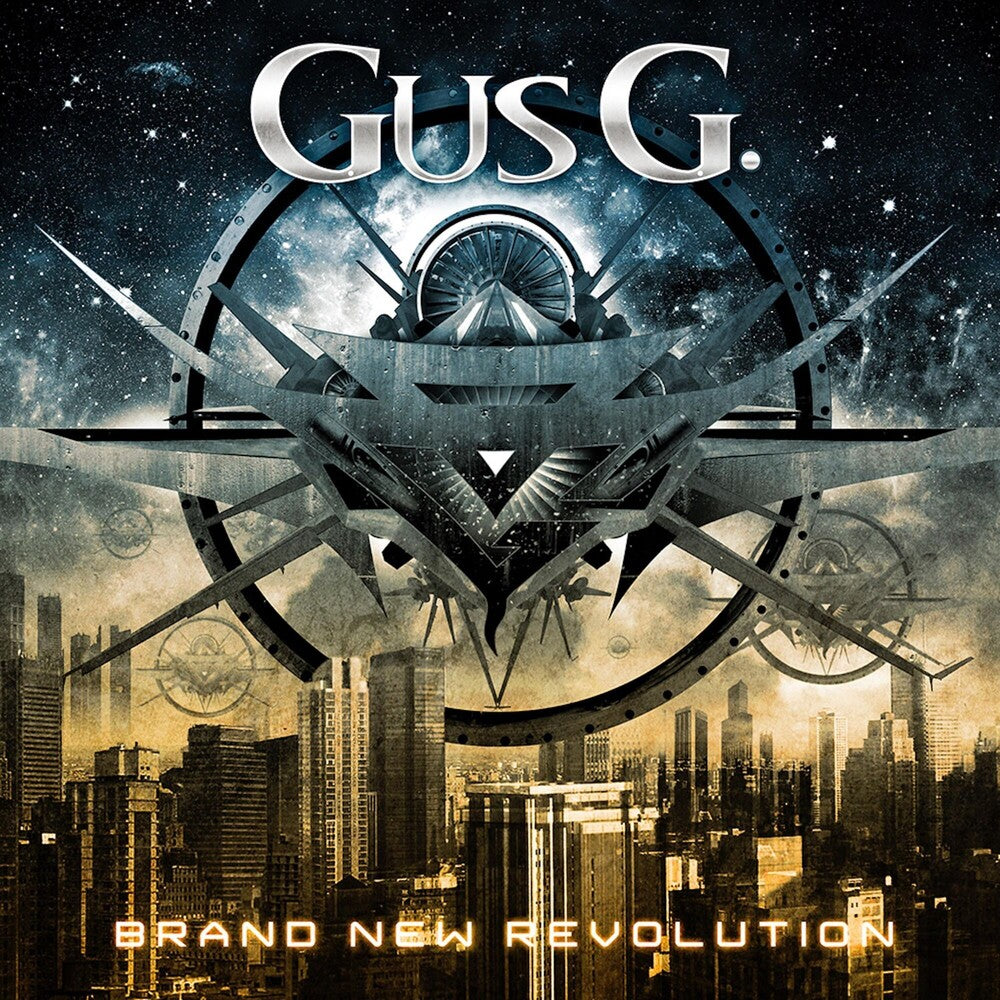 the album cover for Gus G. - Brand New Revolution
