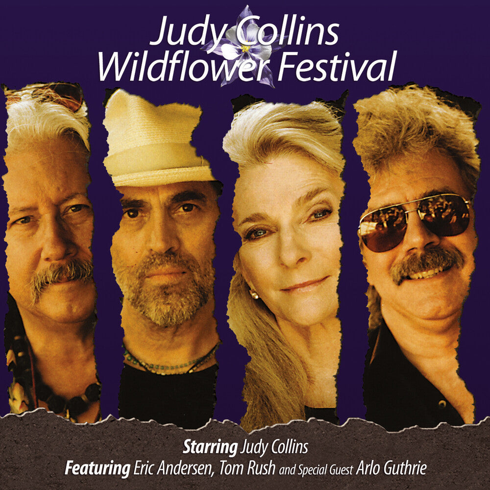 the album cover for Judy Collins - Wildflower Festival