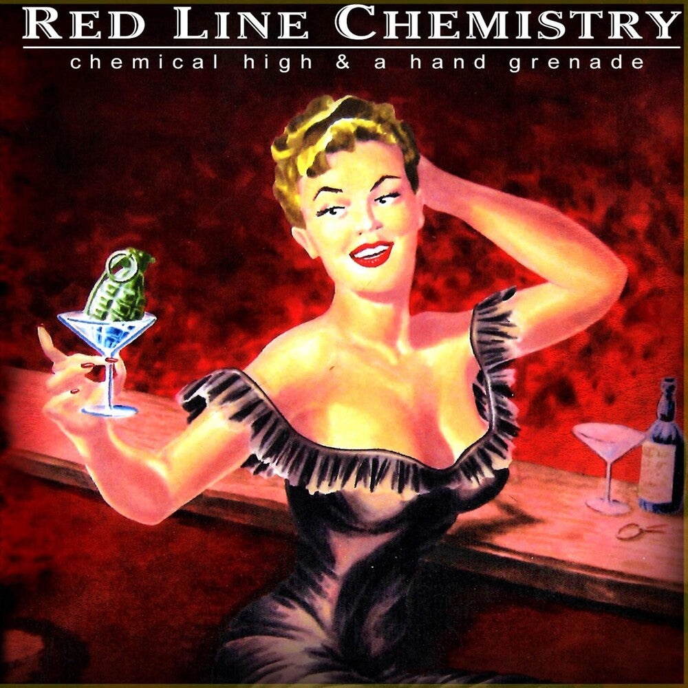 the album cover for Red Line Chemistry - Chemical High and Hand Grenade
