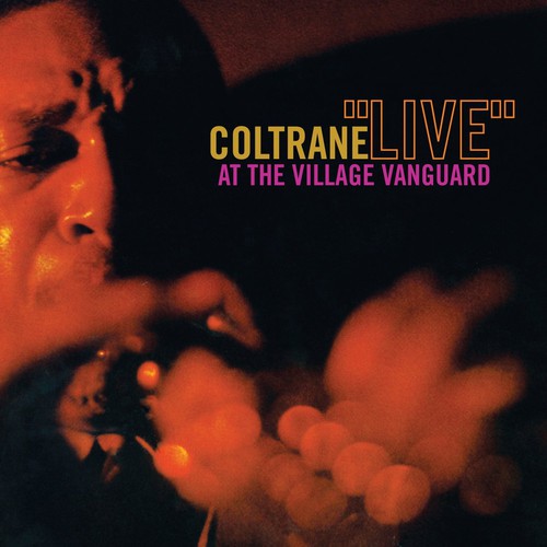 the album cover for John Coltrane - Live at the Village Vanguard