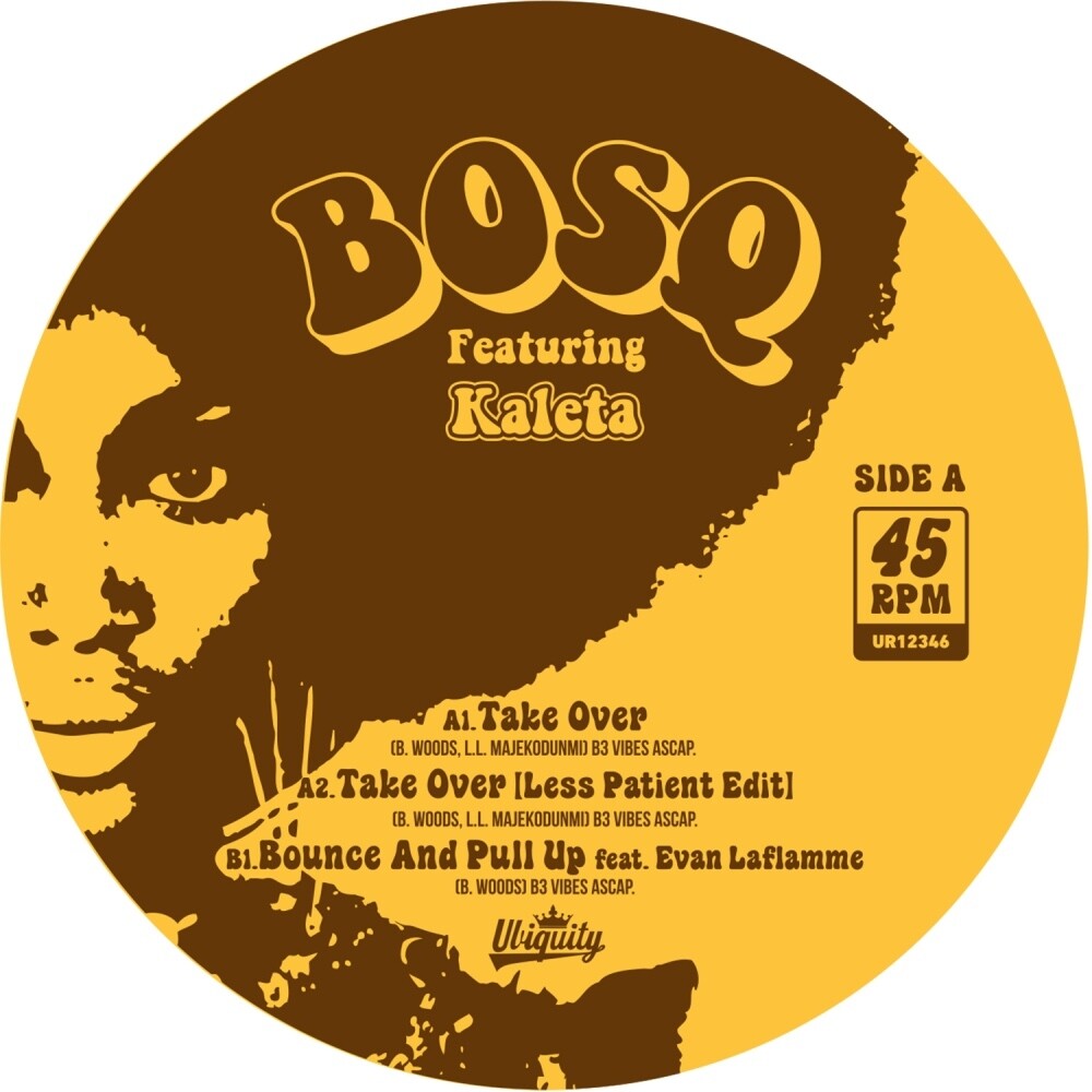 the album cover for Bosq - Take Over