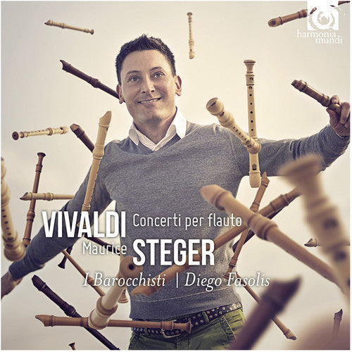 the album cover for Vivaldi / Steger / Fasolis / I Barocchisti - Concerti Per Flauto