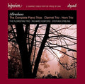 the album cover for Brahms / Stirling / Hosford - Complete Piano Trios Clarinet Trio Horn Trio