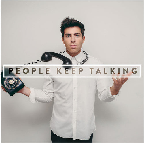 the album cover for Hoodie Allen - People Keep Talking [Clean]