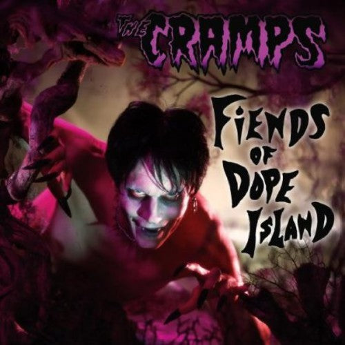 the album cover for The Cramps - Fiends of Dope Island