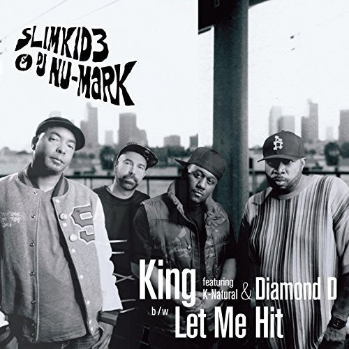 the album cover for Slimkid3 & Dj Nu-Mark - King / Let Me Hit