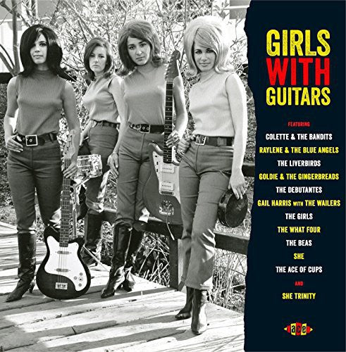 the album cover for Girls With Guitars / Various Uk - Girls with Guitars / Various