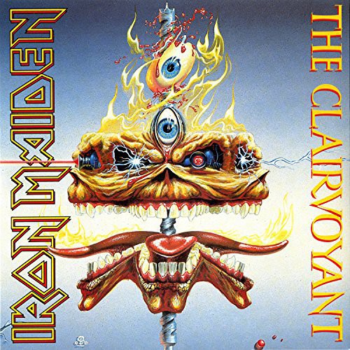 the album cover for Iron Maiden - Clairvoyant