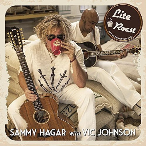 the album cover for Sammy Hagar - Lite Roast