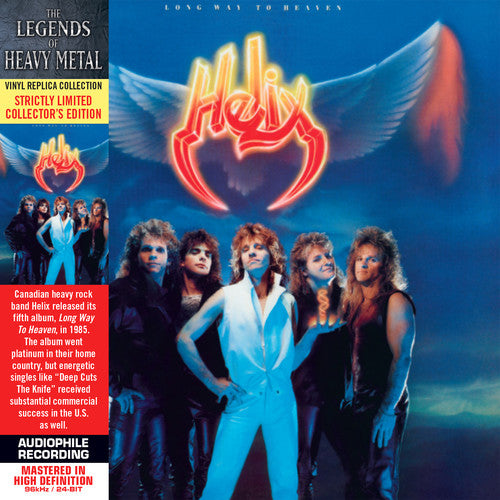 the album cover for Helix - Long Way To Heaven (Coll) [Limited Edition] [Remastered] (Mlps)