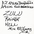 the album cover for Jimmy Jim - Zulu Rain Hell Mix