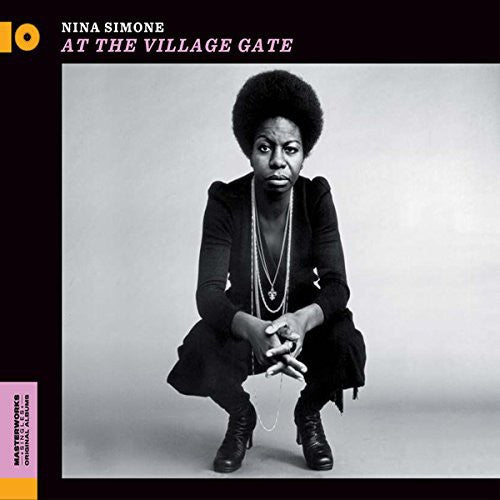 the album cover for Nina Simone - At the Village Gate