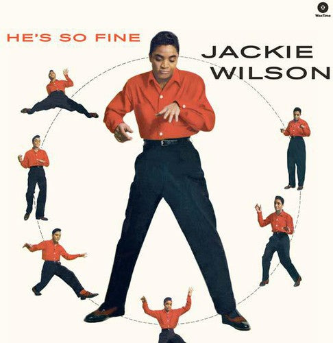 the album cover for Jackie Wilson - He's So Fine