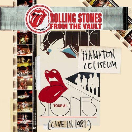 the album cover for The Rolling Stones - From the Vault: Hampton Coliseum (Live in 1981)