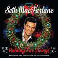 the album cover for Seth Macfarlane - Holiday for Swing