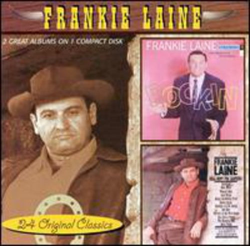 the album cover for Frankie Laine - Rockin / Hell Bent for Leather
