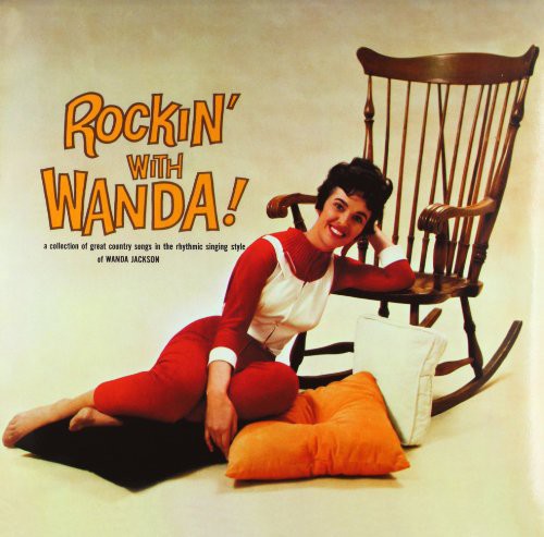 the album cover for Wanda Jackson - Rockin' with Wanda