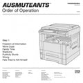 the album cover for Ausmuteants - Order of Operation